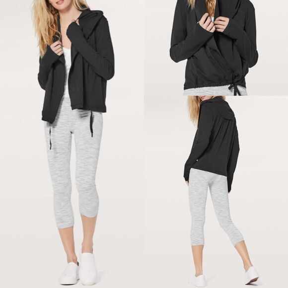Lululemon Women’s Ready To Rulu Wrap Hoodie Cardigan Activewear - Picture 1 of 13